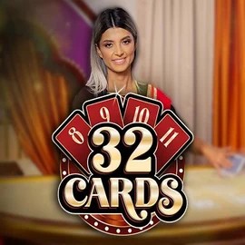 Live Casino logo of 32 Cards from Ezugi at Playfina Casino