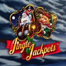 Jackpots logo of Jingle Jackpots from Dragon Gaming at Playfina Casino