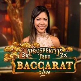 Prosperity Tree Baccarat casino game by Evolution – featured logo at Playfina Casino