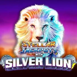 Stellar Jackpots with Silver Lion slot visual from Lightning Box Game available on playfinaa.net