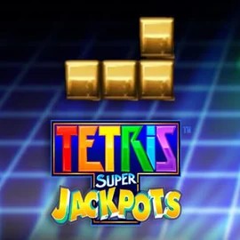 Tetris Super Jackpots game by WMS – logo hosted on Playfina Casino